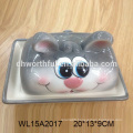 Wholesale handmade ceramic plate with cover